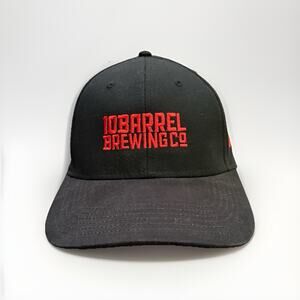 10Barrel Brewing Co Mens Black Portland Adjustable SnapBack Hat Baseball Cap